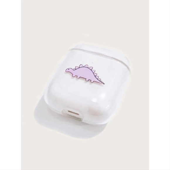 Purple Cartoon Dinosaur AirPods Case 🦕 - Picture 4 of 5